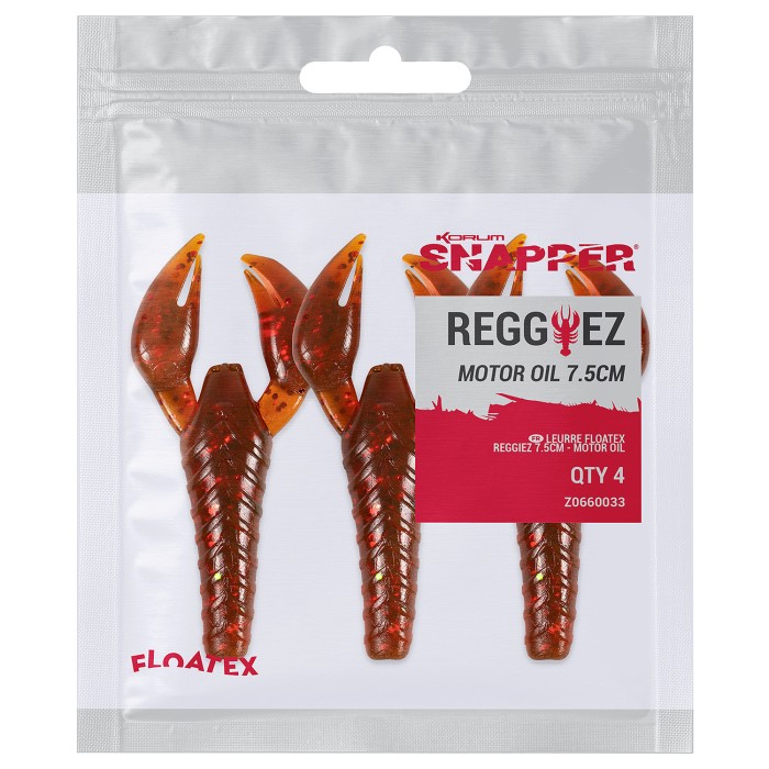 Korum Snapper Floatex Reggiez 7.5cm Packaging