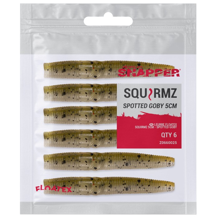 Korum Snapper Floatex Squirmz 5cm Spotted Goby