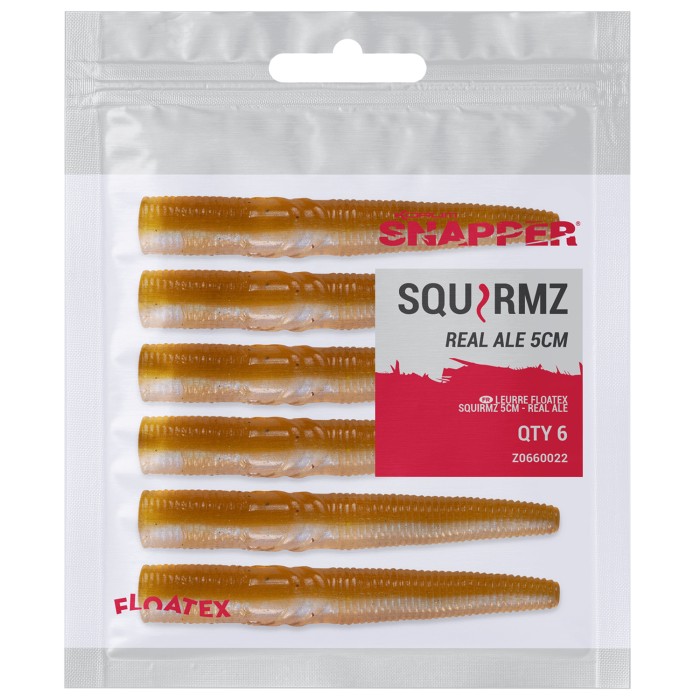 Korum Snapper Floatex Squirmz 5cm Real Ale