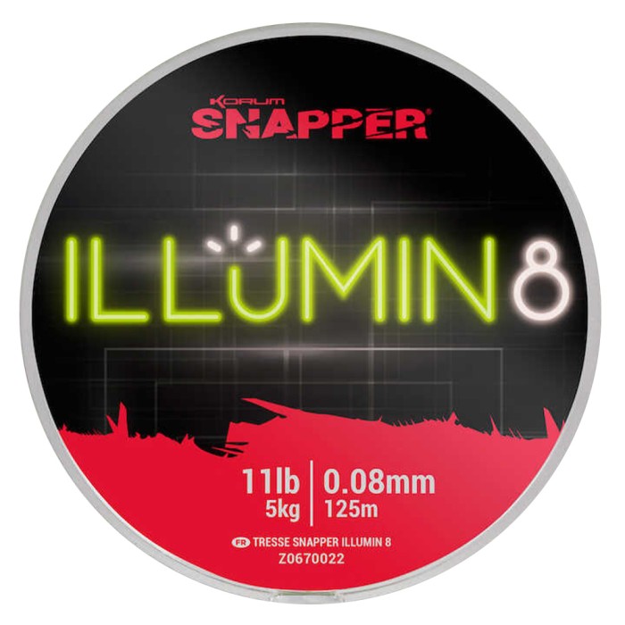 Korum Snapper Illumin 8 Braid 125m