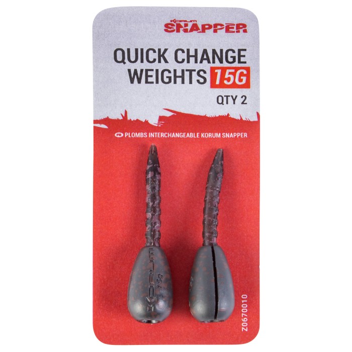 Korum Snapper Quick Change Weights 1