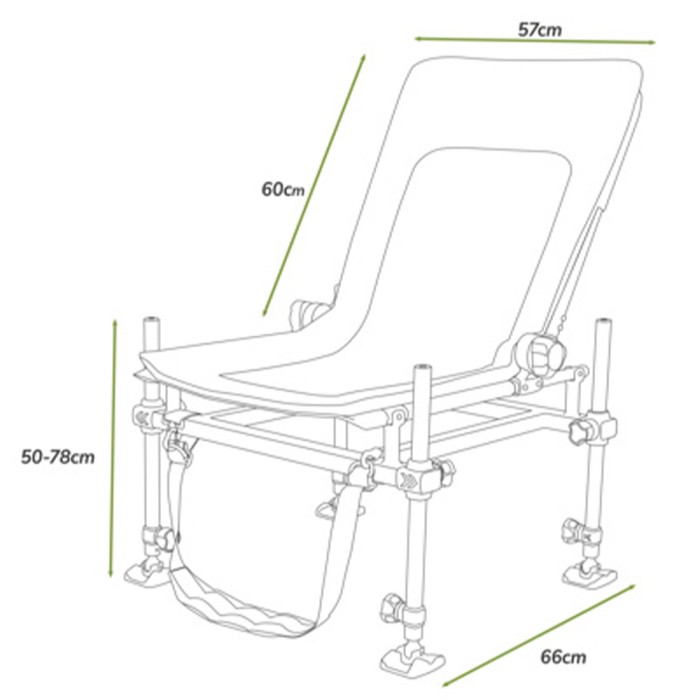 Korum Supa Lite Stretch Feeder Chair S23 6
