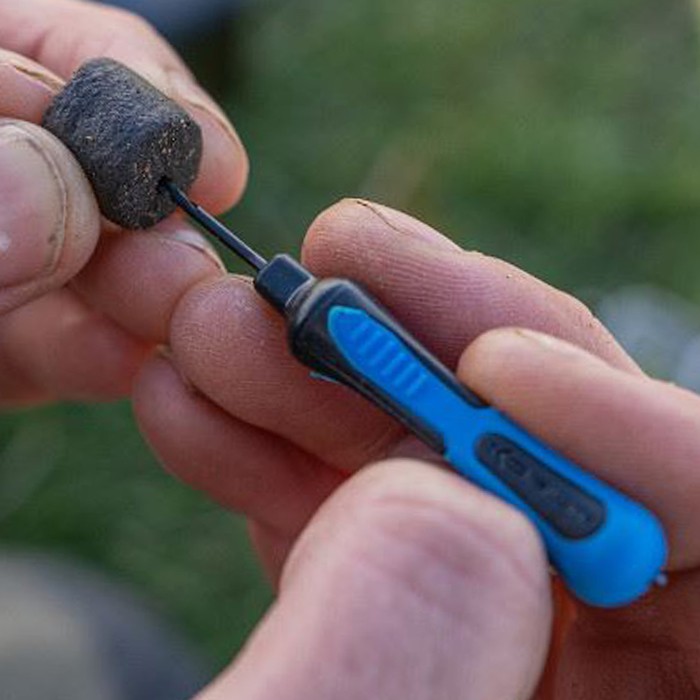 Korum Ti Fishing Bait Drill In Use