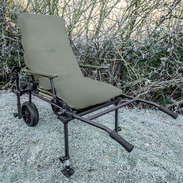 Korum Universal Waterproof Fishing Chair Cover In Use 1