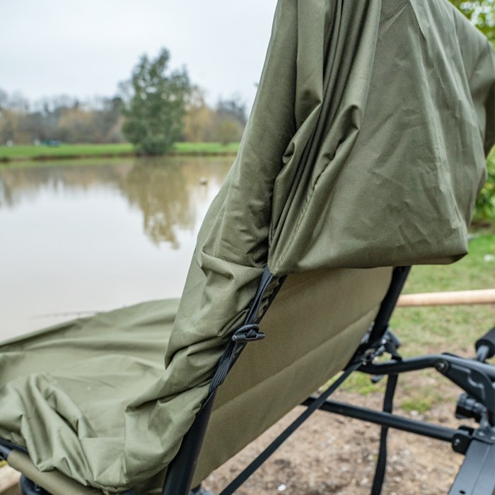 Korum Universal Waterproof Fishing Chair Cover In Use 6