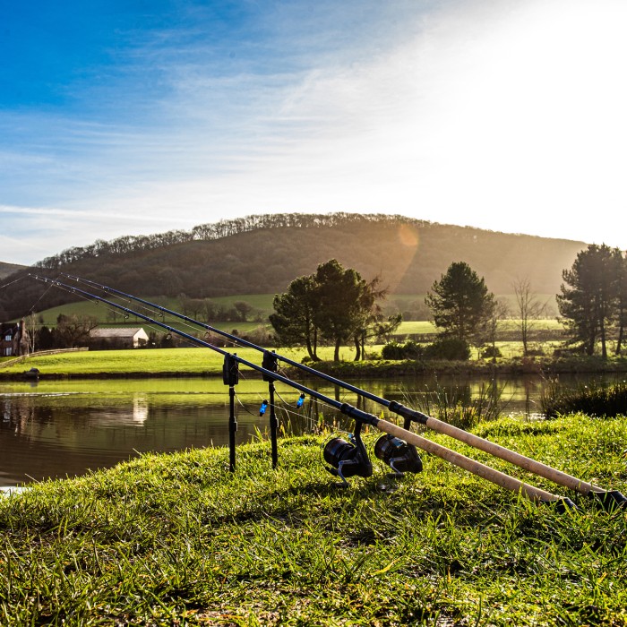 Korum X-Calibre Rods In Use 2