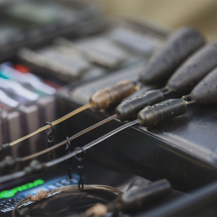 Korda Dark Matter Leader Heli-Safe 1m In Use 4