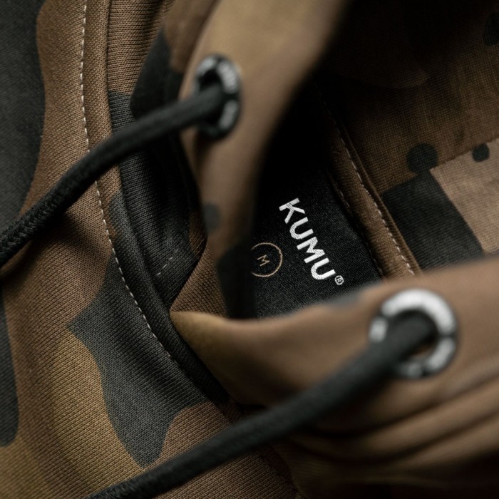 Kumu Deception Full Camo Hoodie Close Up 3