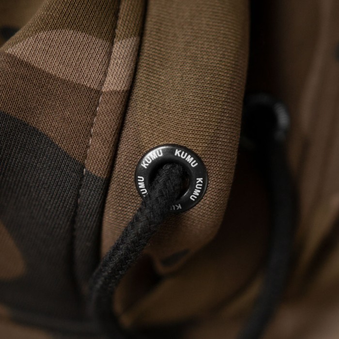 Kumu Deception Full Camo Hoodie Close Up 4
