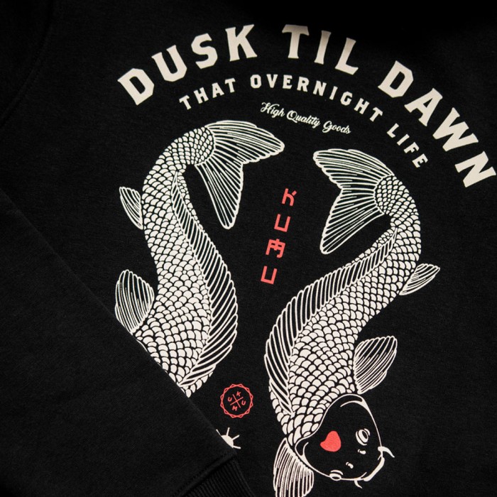 Kumu Dusk Til Dawn Kids Hoodie Close Up 1