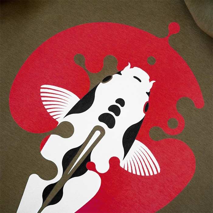 Kumu Rising Sun Fishing Hoodie Logo 1