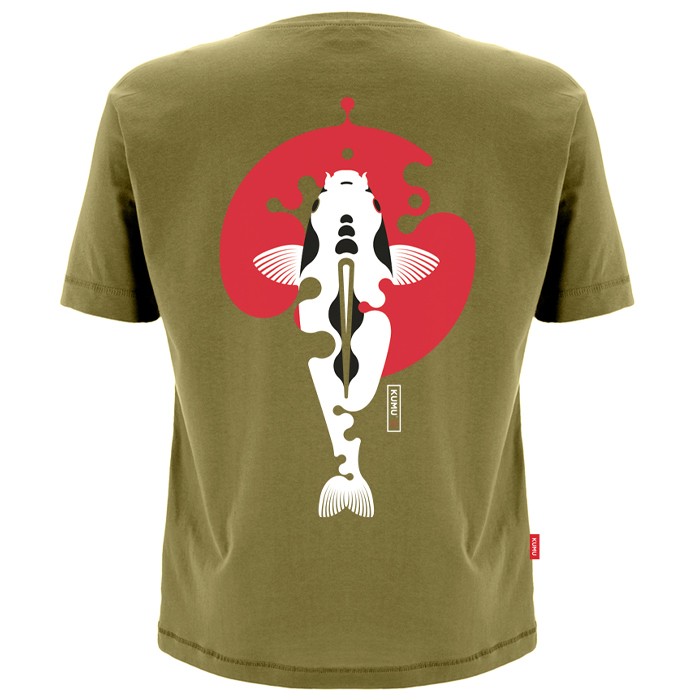 Kumu Rising Sun Tee Fishing T-Shirt Back