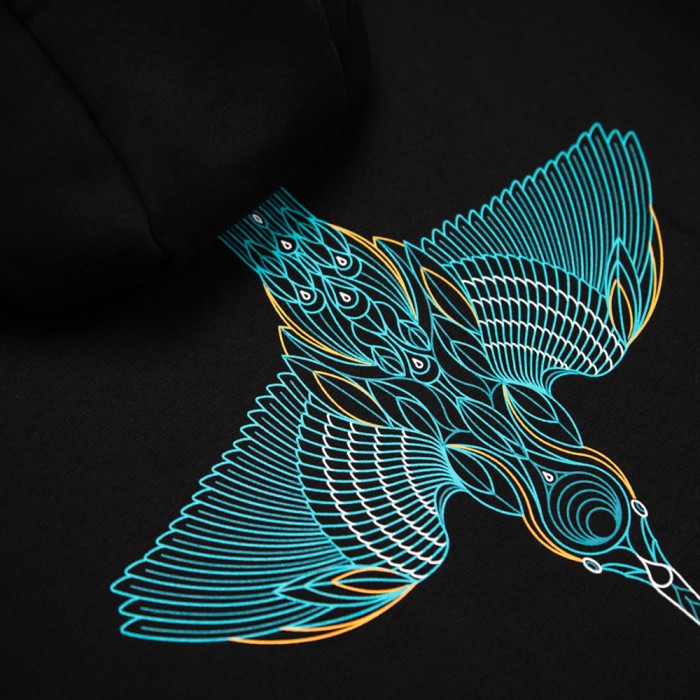 Kumu Take Flight Hoodie Close Up 1