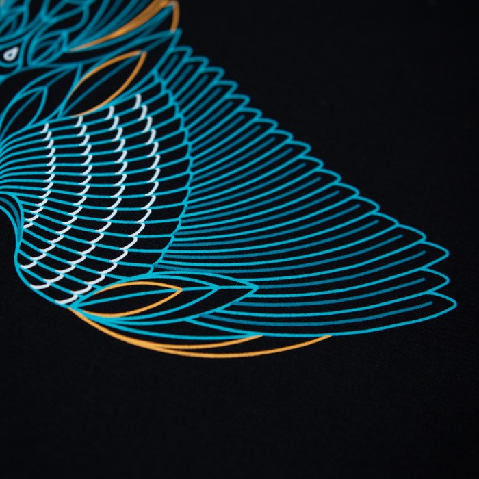 Kumu Take Flight Tee T-Shirt Close Up 3