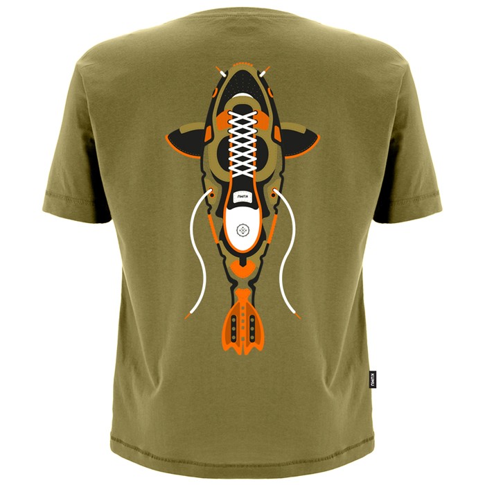 Kumu True Leather Fishing T-Shirt Back