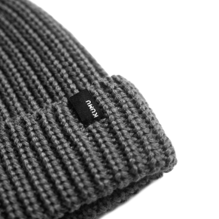 Kumu Unity Fishing Beanie Grey Close Up