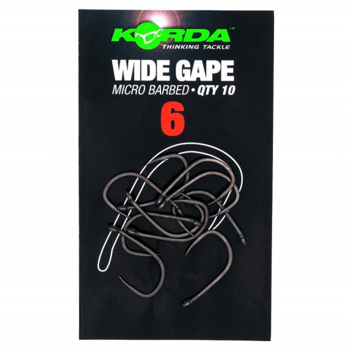 Korda Wide Gape Fishing Hook Size 6