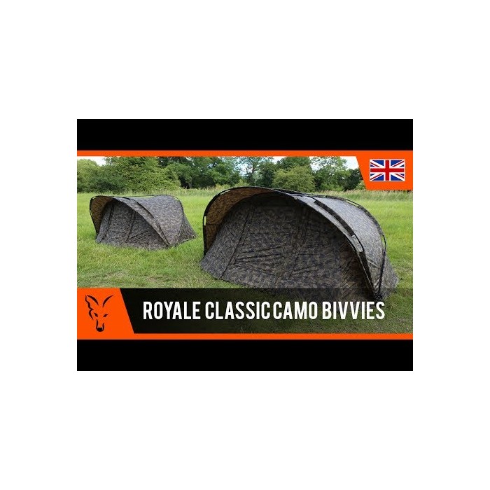 ***CARP FISHING TV*** ROYALE CLASSIC CAMO BIVVIES