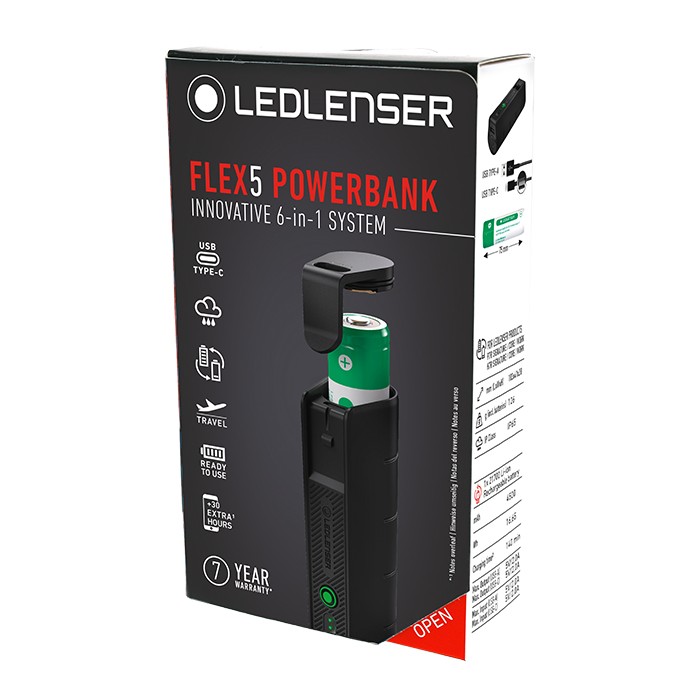 Ledlenser Powerbank Flex5 Powerbank Packaging
