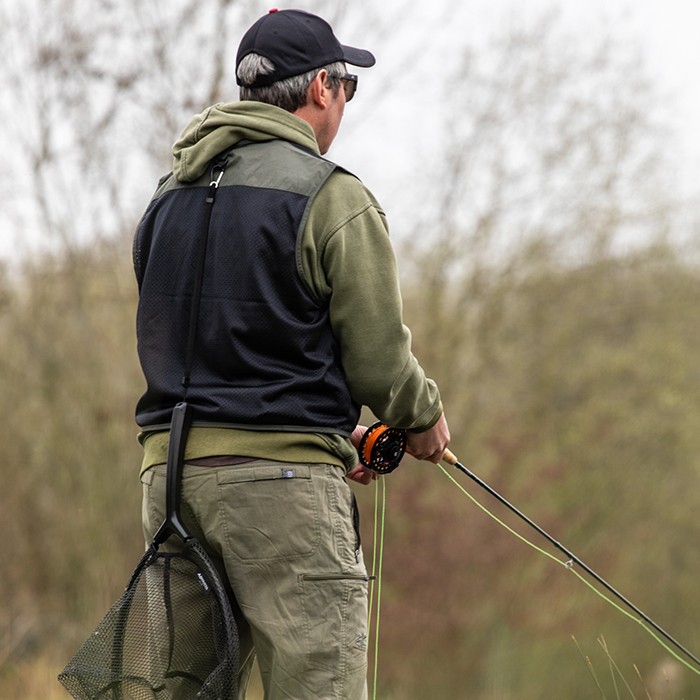 Leeda Profil Fly Fishing Vest In Use 2