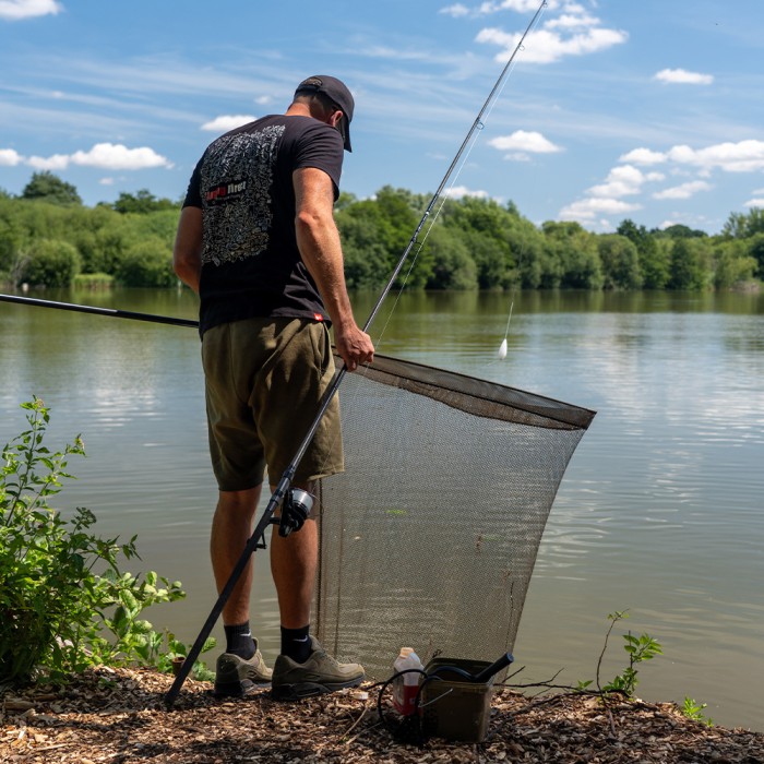 Korda Kaizen Green Floater Rod In Use 5