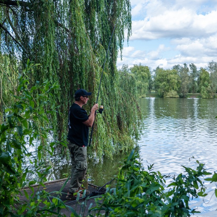 Korda Kaizen Green Floater Rod In Use 6
