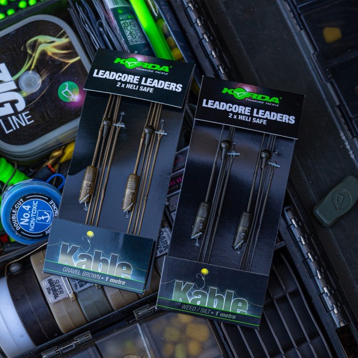 Korda Kable Leadcore Fishing Leader Heli-Safe 1m Packaging