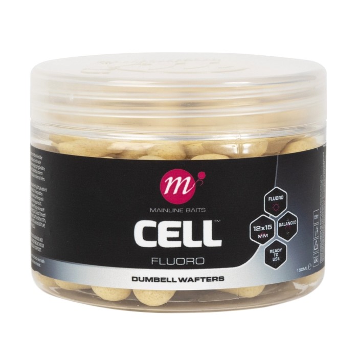 Mainline Cell Fluoro Dumbell Wafters White