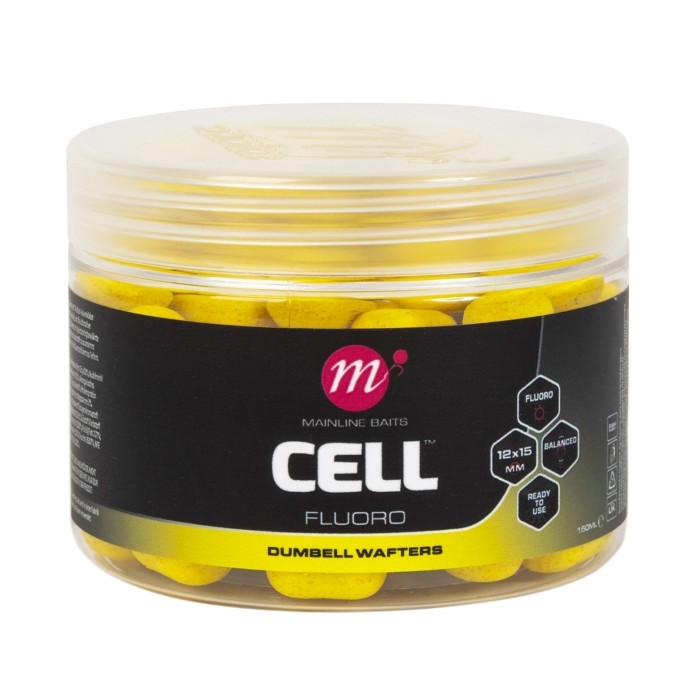 Mainline Cell Fluoro Dumbell Wafters Yellow