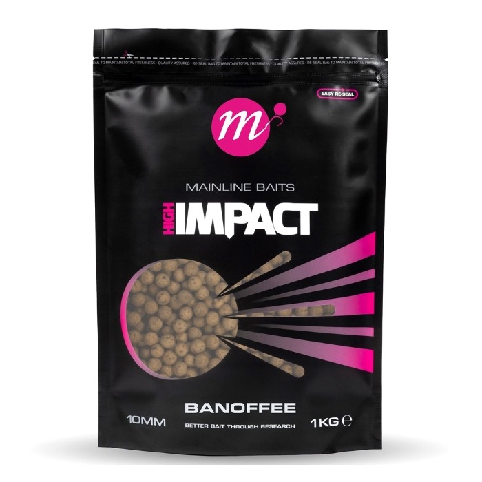 Mainline Hi Impact Shelf Life Boilies Banoffee