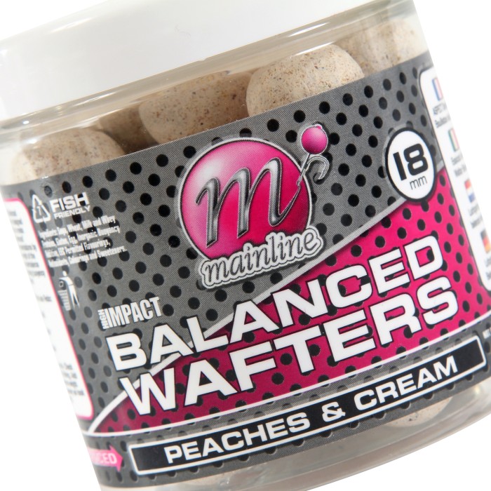 Mainline High Impact Balanced Wafters 18mm Peaches & Cream