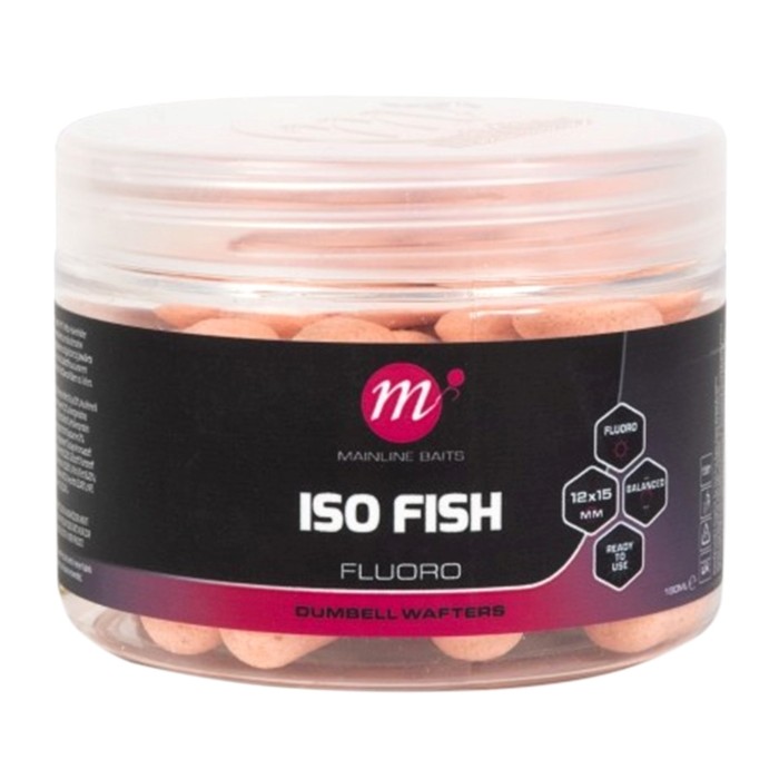 Mainline ISO Fish Fluoro Dumbell Wafters Pink