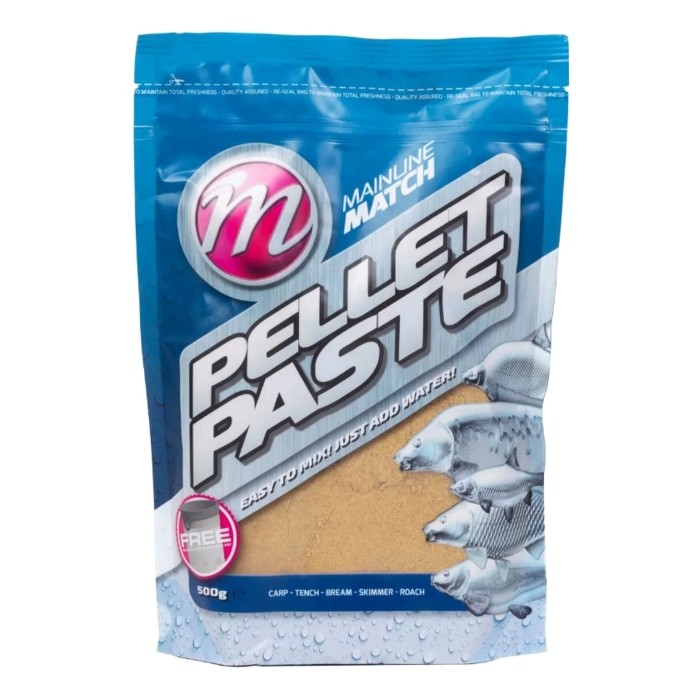 Mainline Match Pure Pellet Paste Mix 500g + Free Paste Pot