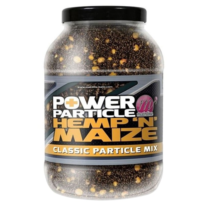 Mainline Power Plus Fishing Particles Hemp N Maize