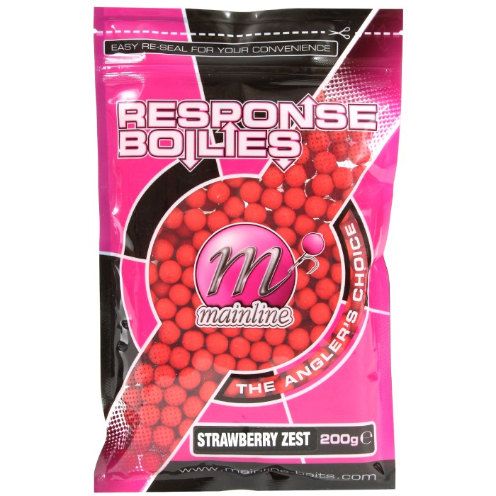 Mainline Response Shelf Life Boilies Strawberry Zest