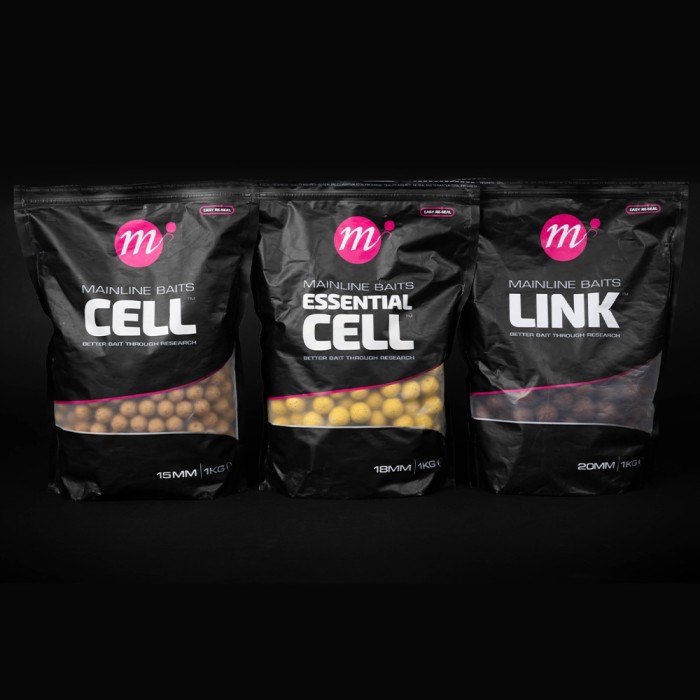 Mainline Cell Shelf Life Fishing Boilies Range