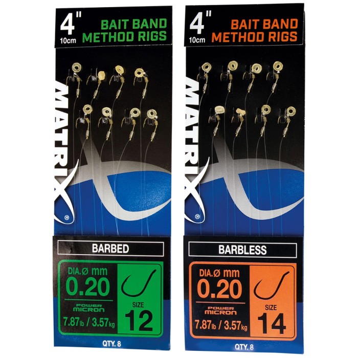 Matrix 4'' Bait Band Method Rigs