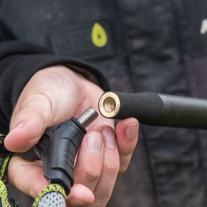 Matrix Ethos XR-Power 3.5m Fishing Landing Net Handle Close Up 3