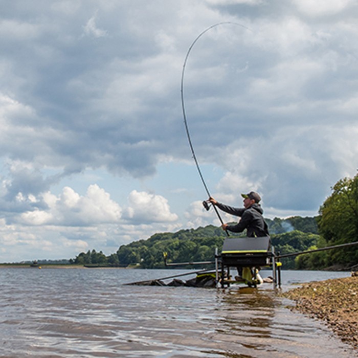 Matrix Ethos XRD Feeder Fishing Rod In Use 3