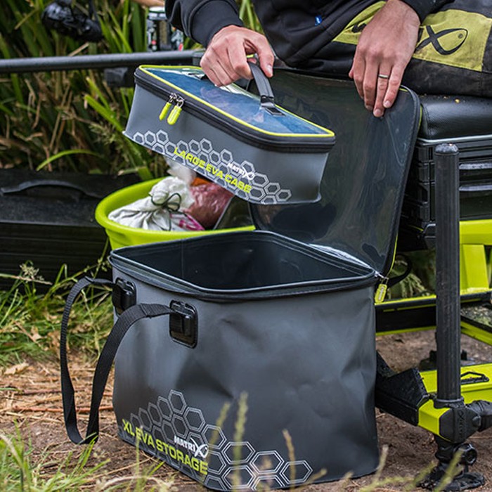 Matrix EVA Storage Fishing Bags In Use 2