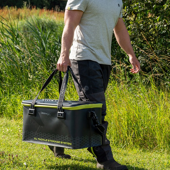 Matrix EVA XL Loaded Tackle Storage System In Use 2