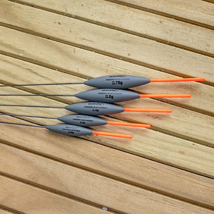 Matrix Finesse Slim Carbon Pole Fishing Float Sizes 2