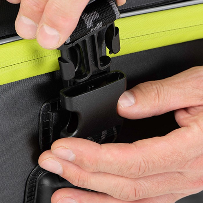 Matrix Horizon X Fishing Bait Bag System Buckle Open