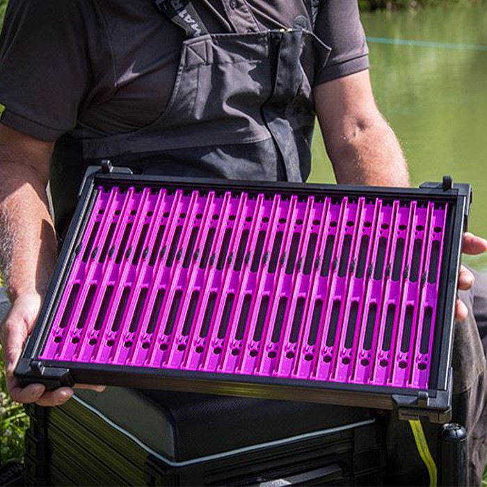 Matrix Loaded Pole Winder Fishing Tray Purple