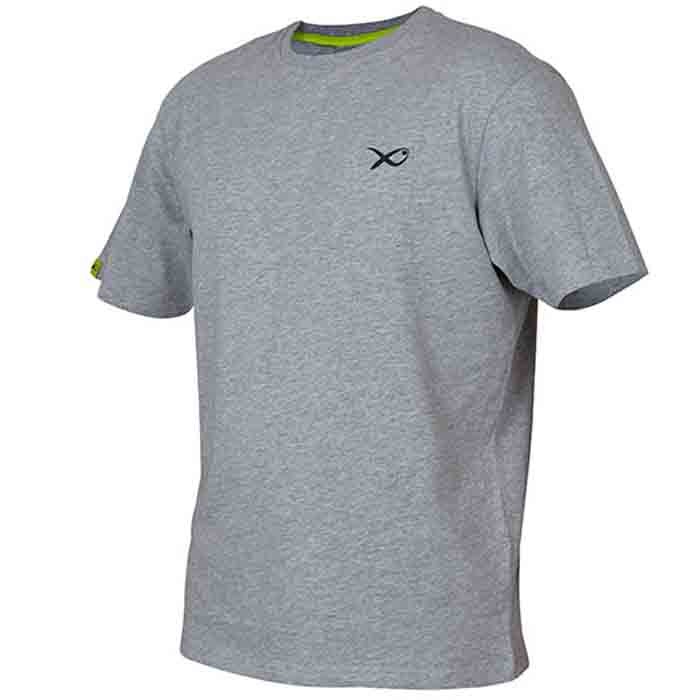 Matrix Minimal Grey Marl Fishing T-Shirt