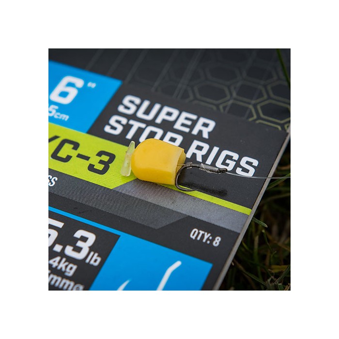 Matrix MXC-3 Eyed Barbless Super Stop Rigs 15cm 3