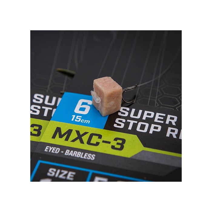 Matrix MXC-3 Eyed Barbless Super Stop Rigs 15cm 5