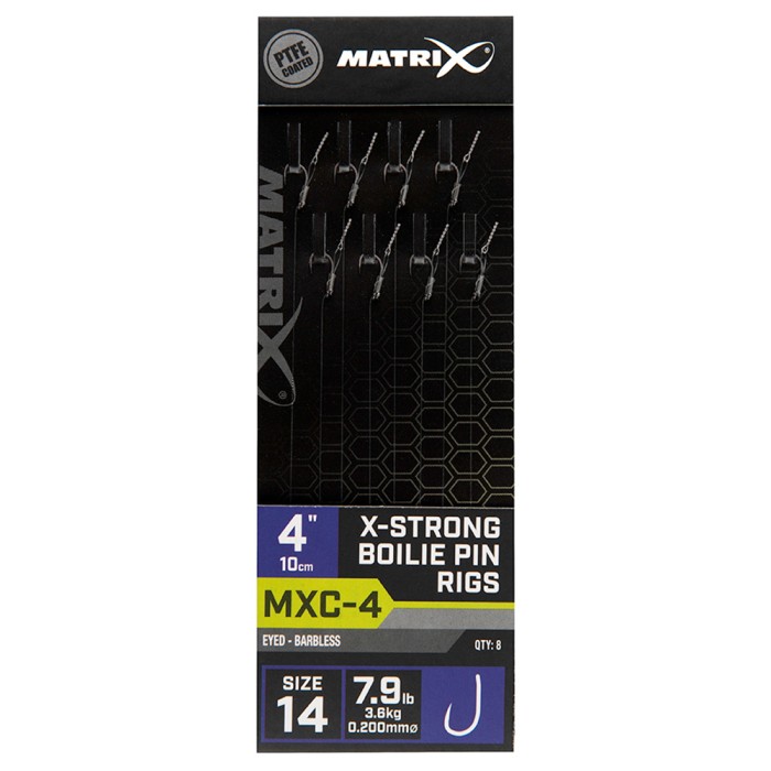Matrix MXC-4 X-Strong Boilie Pin Fishing Rig Size 14
