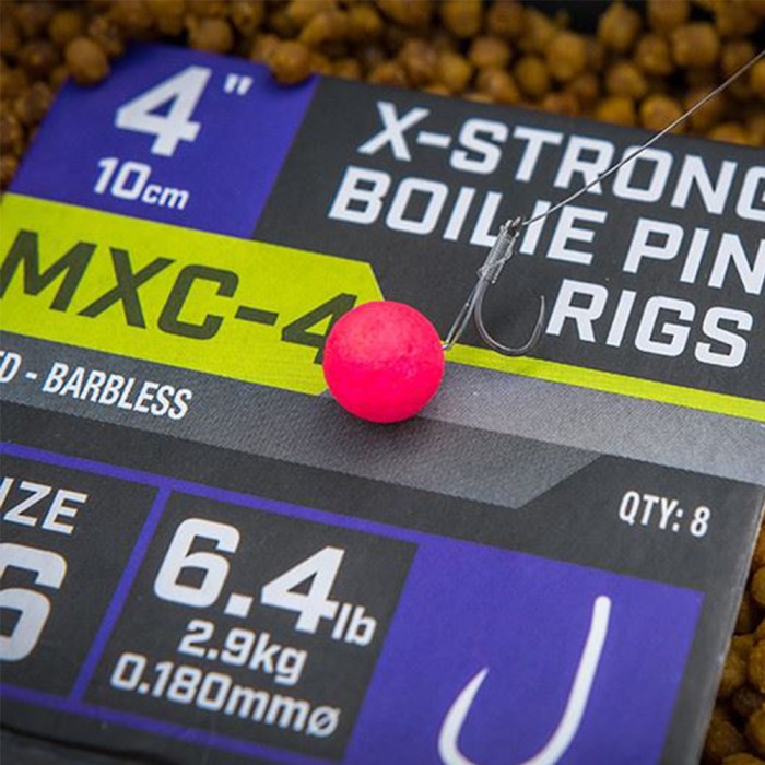Matrix MXC-4 X-Strong Boilie Pin Fishing Rig Close Up 1