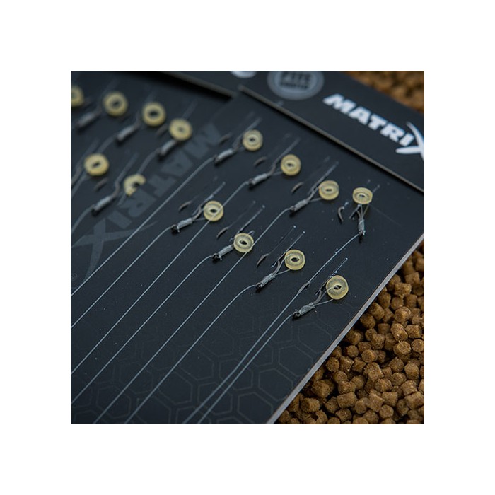 Matrix MXC-4 Eyed Barbless X-Strong Bait Band Rigs 10cm 4